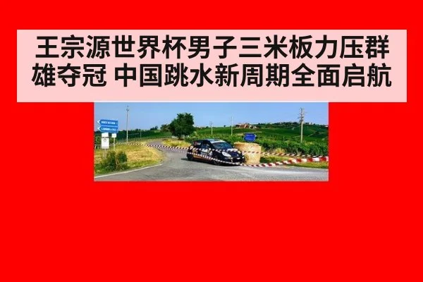 王宗源世界杯男子三米板力压群雄夺冠 中国跳水新周期全面启航